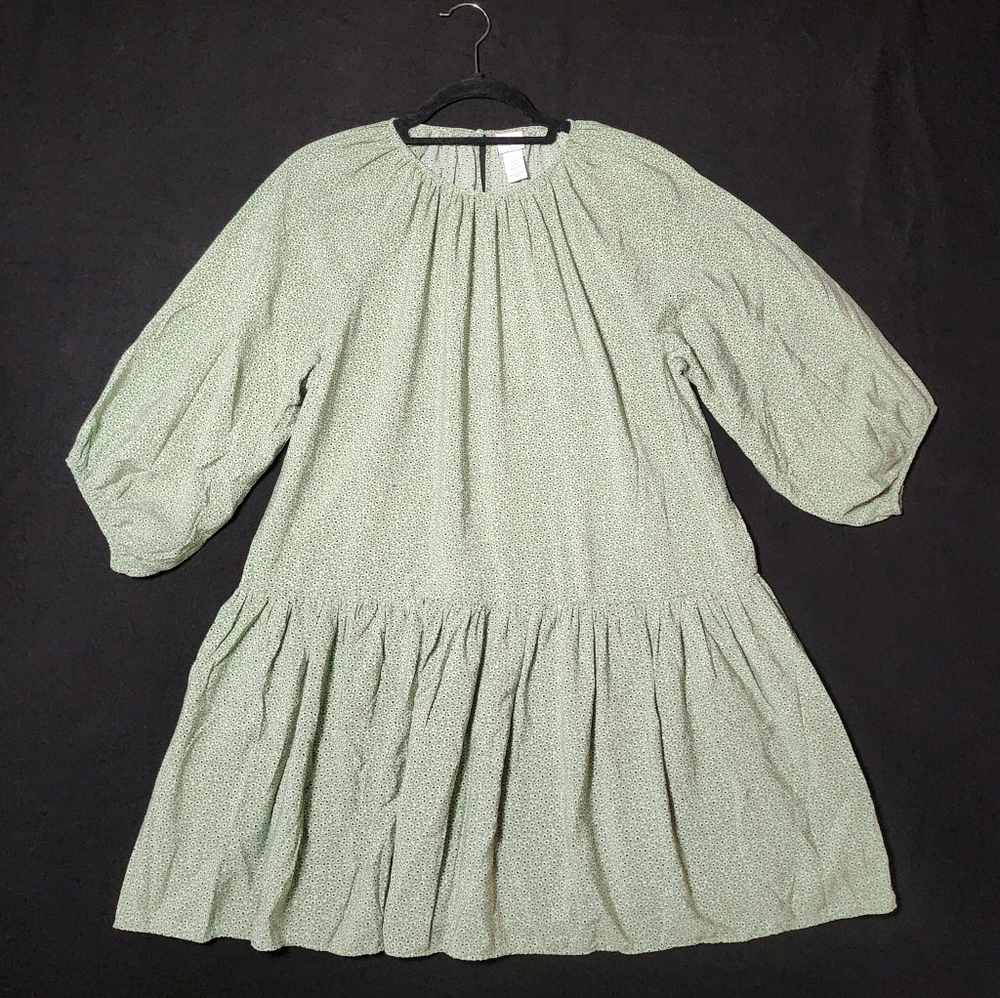 H&M Floral Loose Fit Dress Boho Cottagecore Prarie Festival